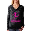 The Ladies’ Poly/Cotton Burnout Hoodie Thumbnail
