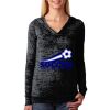 The Ladies’ Poly/Cotton Burnout Hoodie Thumbnail