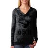 The Ladies’ Poly/Cotton Burnout Hoodie Thumbnail