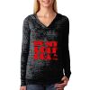 The Ladies’ Poly/Cotton Burnout Hoodie Thumbnail