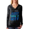 The Ladies’ Poly/Cotton Burnout Hoodie Thumbnail
