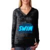 The Ladies’ Poly/Cotton Burnout Hoodie Thumbnail