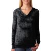 The Ladies’ Poly/Cotton Burnout Hoodie Thumbnail