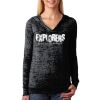 The Ladies’ Poly/Cotton Burnout Hoodie Thumbnail