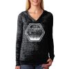 The Ladies’ Poly/Cotton Burnout Hoodie Thumbnail