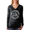 The Ladies’ Poly/Cotton Burnout Hoodie Thumbnail