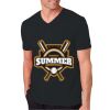 Adult Softstyle Cotton V-Neck T-Shirt Thumbnail
