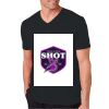 Adult Softstyle Cotton V-Neck T-Shirt Thumbnail