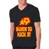 Adult Softstyle Cotton V-Neck T-Shirt Thumbnail