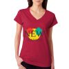 Junior Fit Softstyle Cotton V-Neck T-Shirt Thumbnail