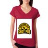 Junior Fit Softstyle Cotton V-Neck T-Shirt Thumbnail