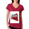 Junior Fit Softstyle Cotton V-Neck T-Shirt Thumbnail