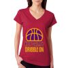 Junior Fit Softstyle Cotton V-Neck T-Shirt Thumbnail