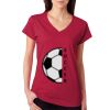 Junior Fit Softstyle Cotton V-Neck T-Shirt Thumbnail