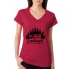 Junior Fit Softstyle Cotton V-Neck T-Shirt Thumbnail