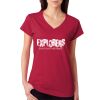 Junior Fit Softstyle Cotton V-Neck T-Shirt Thumbnail