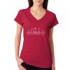 Junior Fit Softstyle Cotton V-Neck T-Shirt Thumbnail